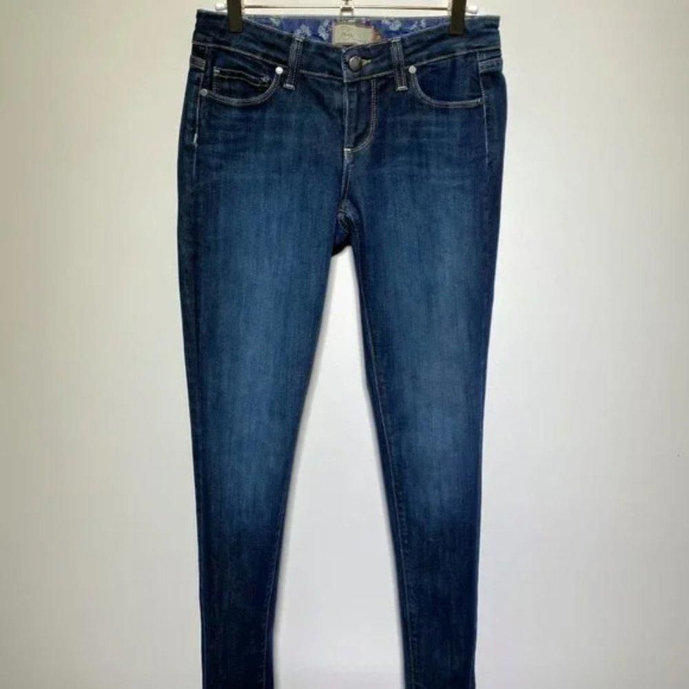 Paige Womens Premium Denim Skyline Drive Classic Rise Jeans Size 26